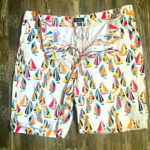 Club Room Men's Sailboat-Print Shorts